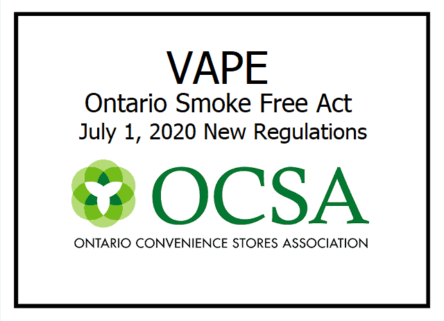 Ontario Convenience Stores Association - Smoke free regulations