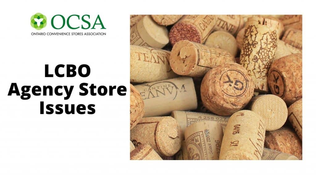 OCSA LCBO agency Store issues